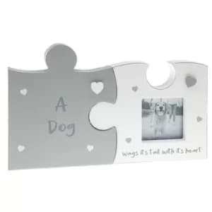 Jigsaw Words Photoframe Woof