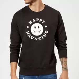 Happy Haunting Sweatshirt - Black - L - Black
