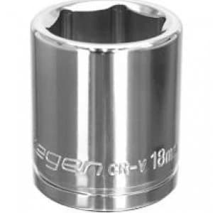 Genuine SEALEY S3818 WallDrive® Socket 18mm 3/8Sq Drive