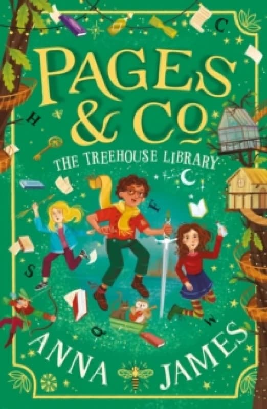 Anna James Pages & Co.: The Treehouse Library Paperback Book Multi