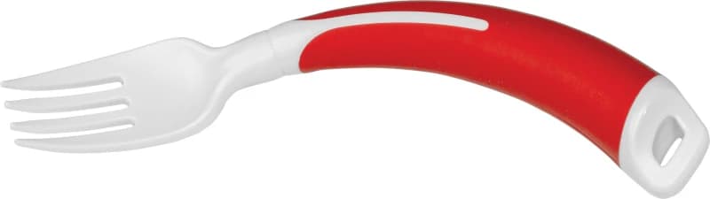 Aidapt Curved Fork Right Handed Red