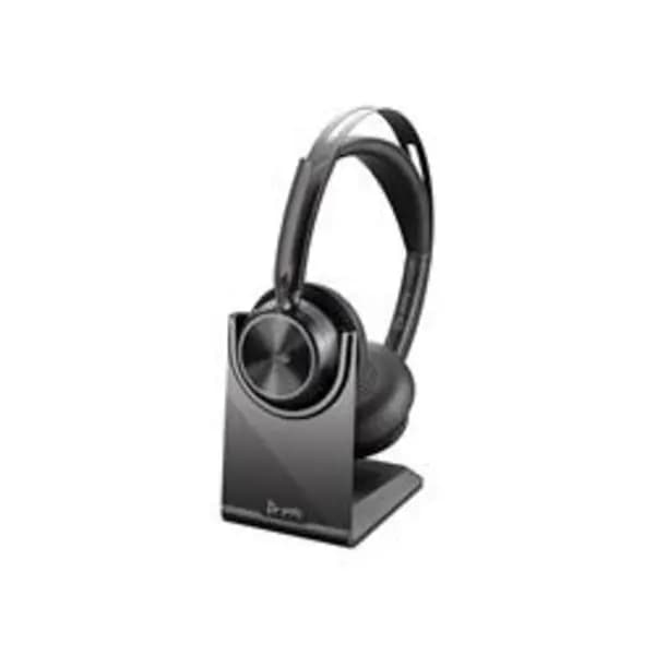 Poly Voyager Focus 2 UC USB-A with Stand - Certified for Microsoft Teams