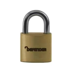 Brass Padlock Twinpack 20mm