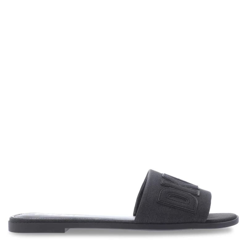 DKNY Willow Flat Sliders Black female UK 5