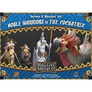 Massive Darkness Noble Warriors vs. The Cockatrix
