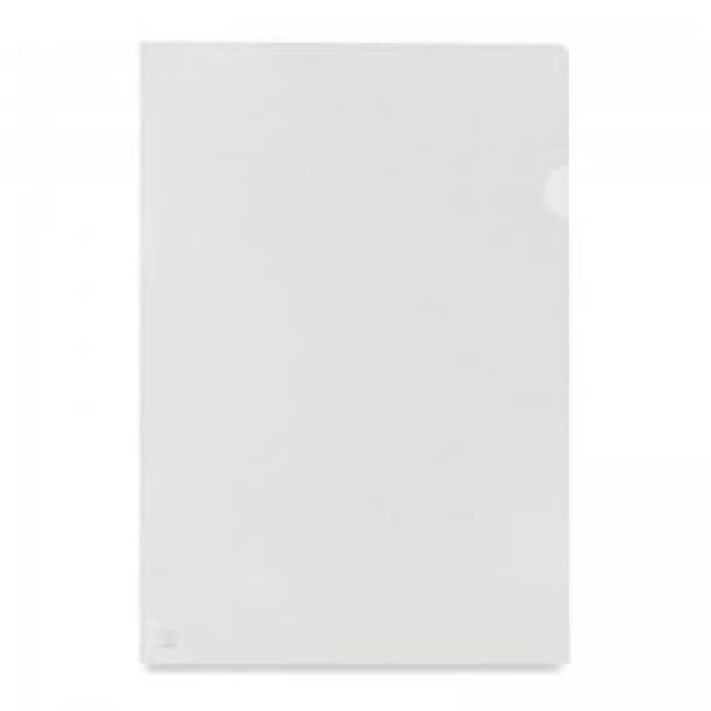ValueX Cut Flush Folder Polypropylene A4 Orange Peel Clear (Pack...