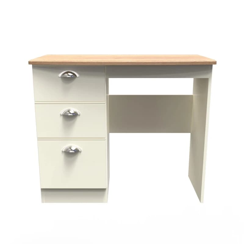 Albert Vanity In Cream Ash & Oak (Ready Assembled)