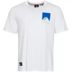 Superdry Mount Patch T Shirt - White