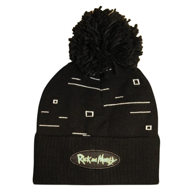 Rick & Morty Pixel Beanie Black unisex