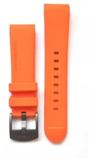 Elliot Brown STR-R05 Orange Rubber Strap