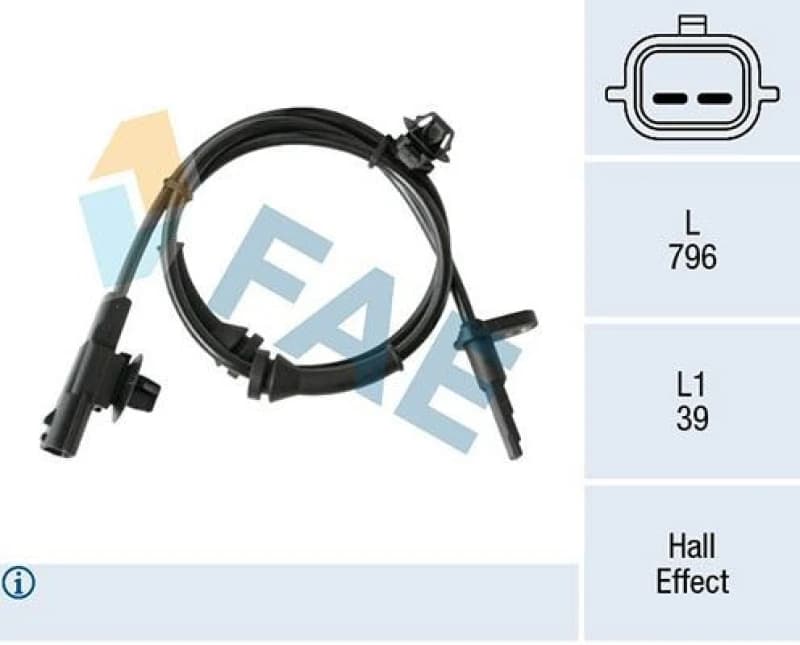 FAE ABS sensor FAE 78312