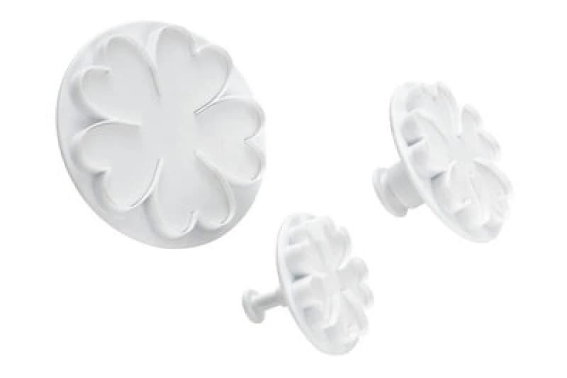Premier Housewares 3Pc Flower Cutter Set White