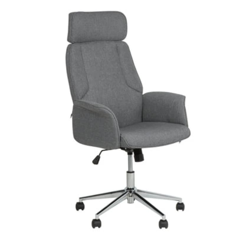 Beliani Office Chair Pilot Grey