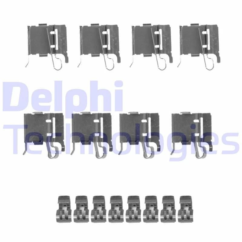DELPHI Brake pad fitting kit DELPHI LX0491