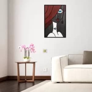 Elif Multicolor Decorative Wooden Wall Accessory