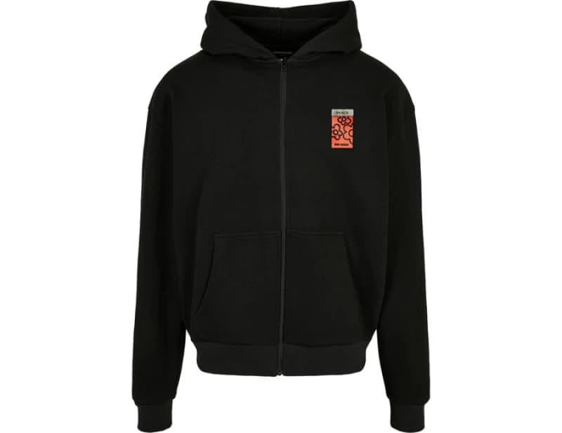 Mister Tee Peace Oversize Fullzip Hoody Black S