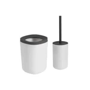Showerdrape Kuba Collection Waste Bin & Brush Set