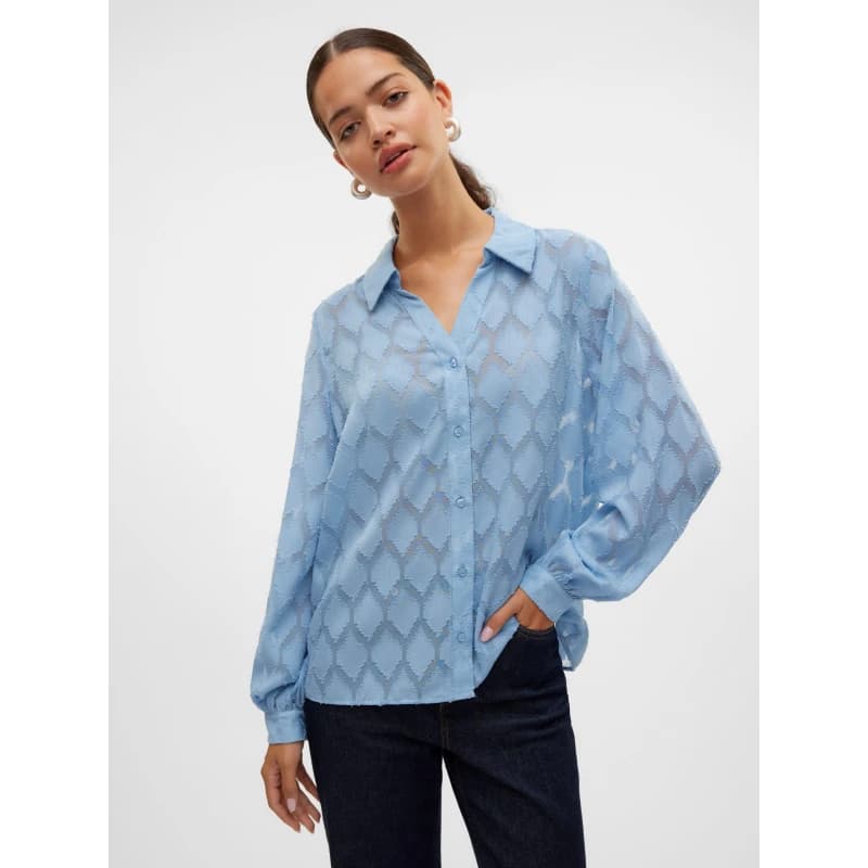 Vero Moda Mayla Long Sleeve Blouse - Blue Blue 8