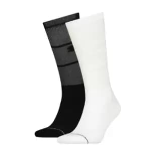 Puma 2 Pack Crew Socks Adults - White
