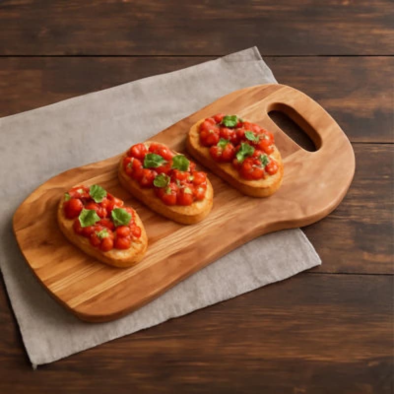 Premier Housewares Kora Serving Board With Handle Natural