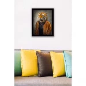 SC0063 Multicolor Decorative Framed MDF Painting