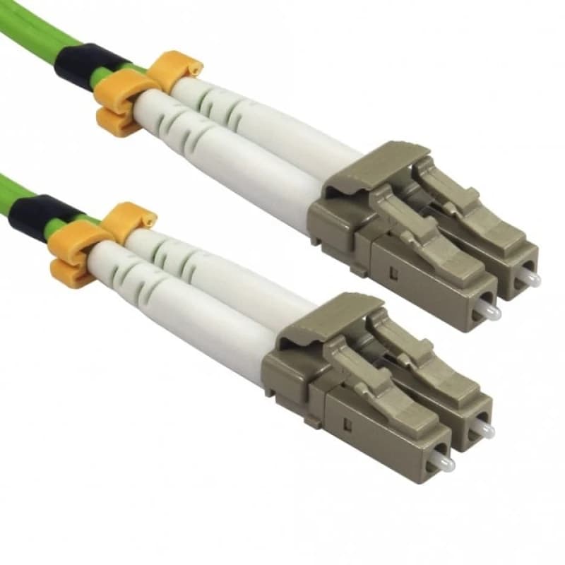 Cables Direct 1m OM5 LC-LC L/Green