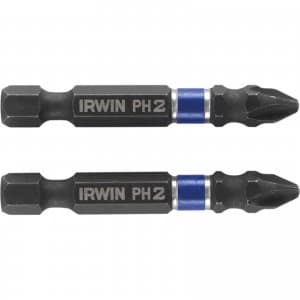 Irwin Impact Phillips Screwdriver Bit PH2 50mm Pack of 2