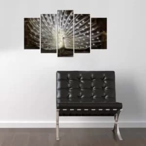 5PMX-123 Multicolor Decorative MDF Painting (5 Pieces)