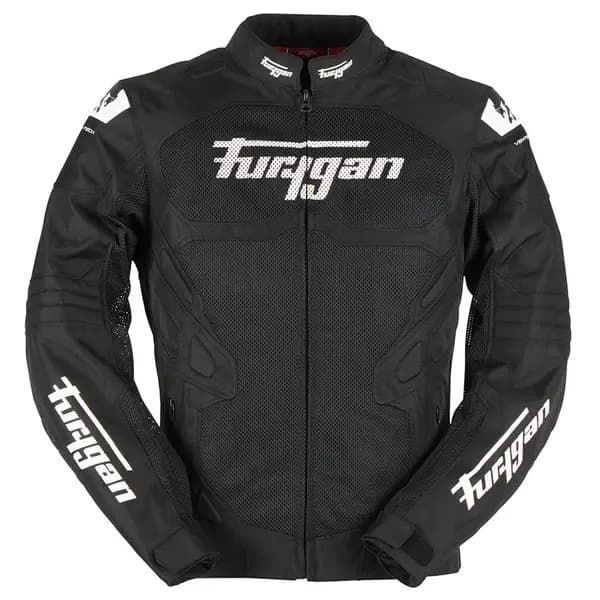 Furygan Atom Vented Evo Black White XL