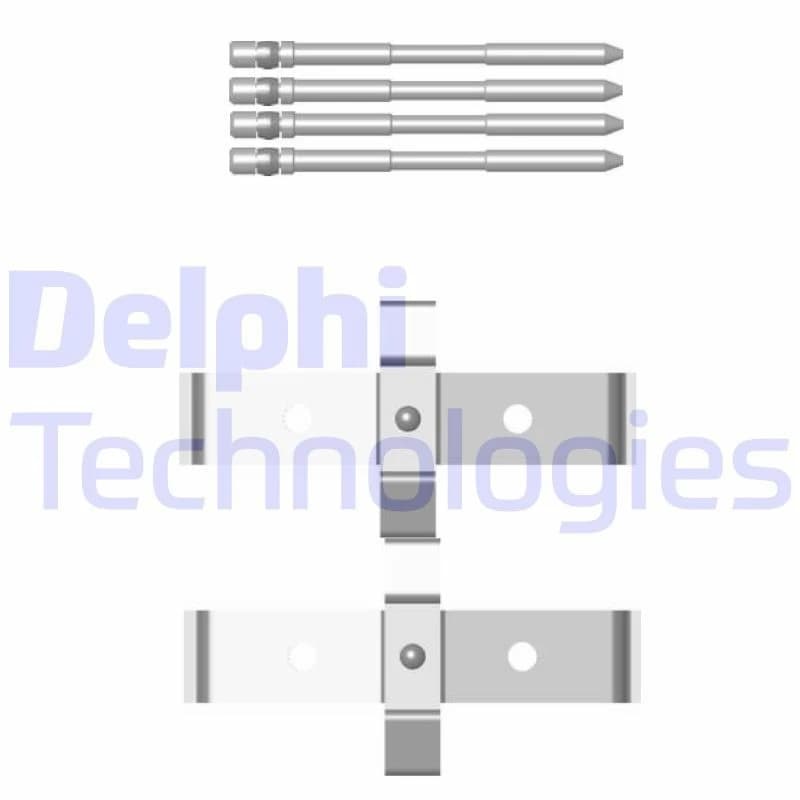 DELPHI Brake pad fitting kit DELPHI LX0469