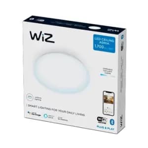 WiZ Adria Integrated LED Smart Ceiling Light, Cool White White