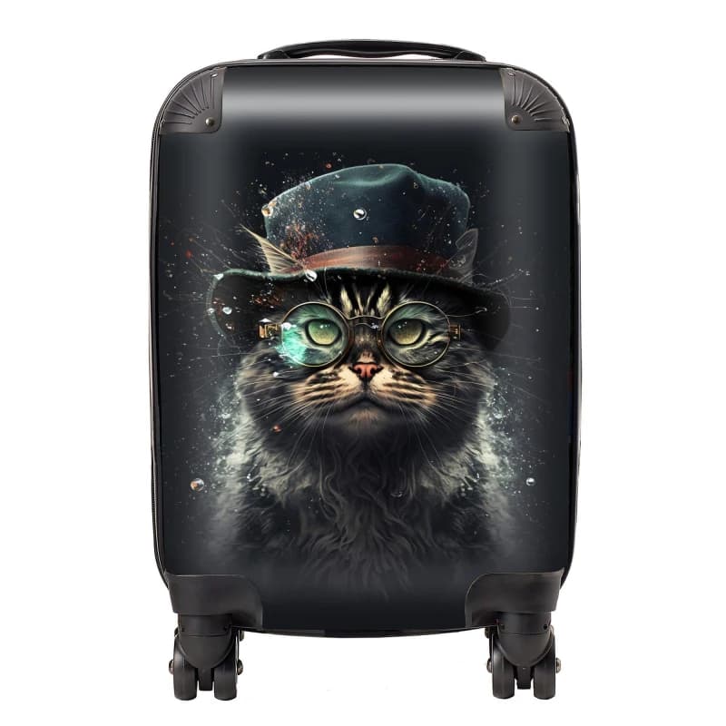 Warren Reed Designer Norwegian Forest Cat Splashart Suitcase - Medium