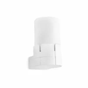 Tram LED Outdoor Wall Light White IP44, E27