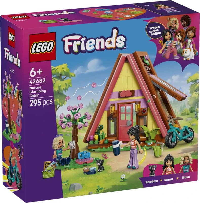 LEGO LEGO Friends Nature Glamping Cabin with Animal Toys 42682
