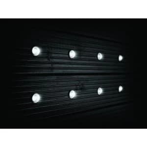 Wickes White LED Deck Lights 30mm 3.2W - Pack of 8