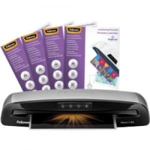 Fellowes Laminator Saturn 3I Grey Black 100 Binding Covers Free