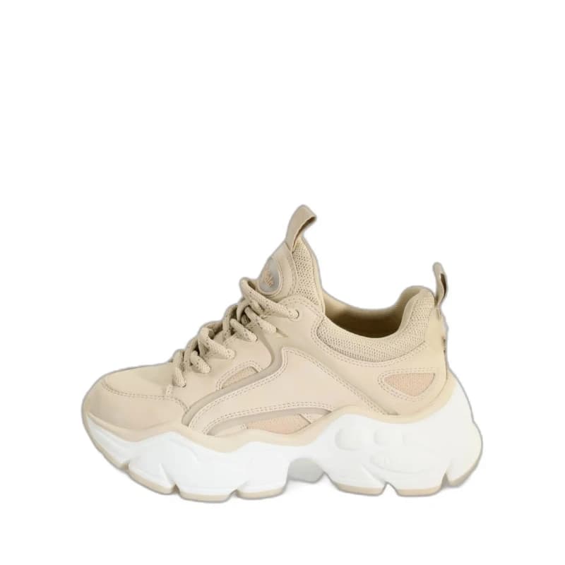 Buffalo Womens textile Trainers Buffalo Binary C Beige Female 41