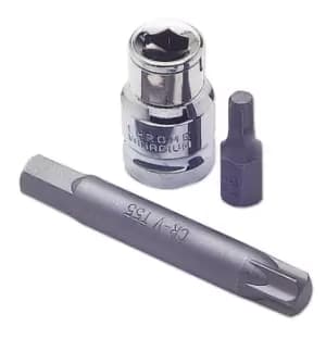 Laser Tools 0518 Star Bit Set - 3pc Chrome Vanadium