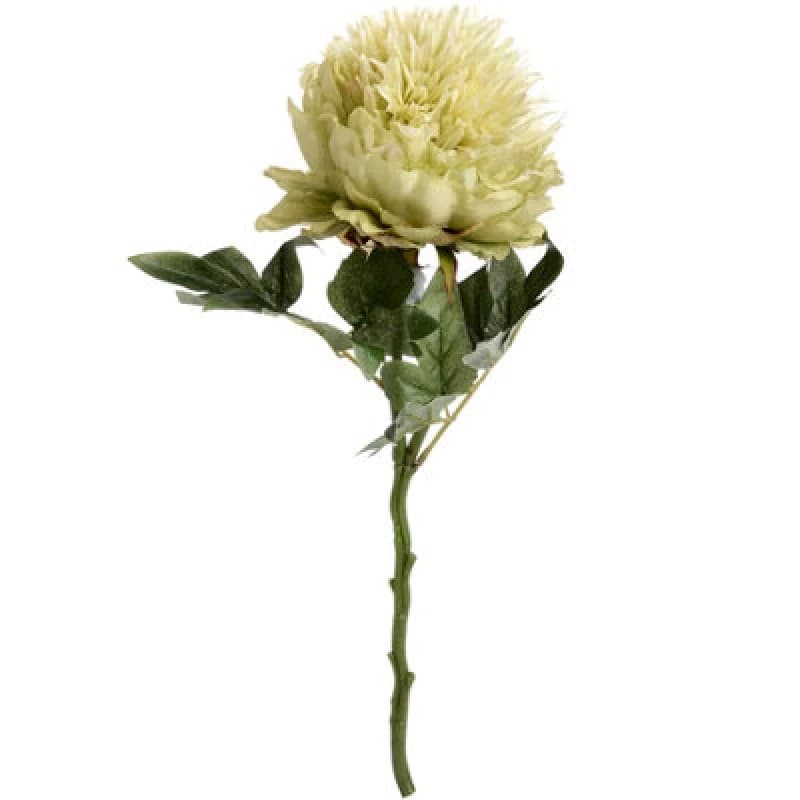 Hill Interiors Artificial Short Stem Peony Green (One Size)