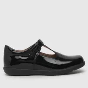 Geox Black Naimara T-bar Girls Toddler Shoes