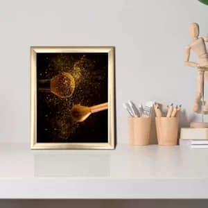 ACT-006 Multicolor Decorative Framed MDF Painting