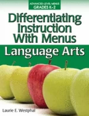 differentiating instruction with menus language arts