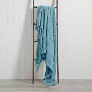 Motti 140cm x 180cm Throw Blue