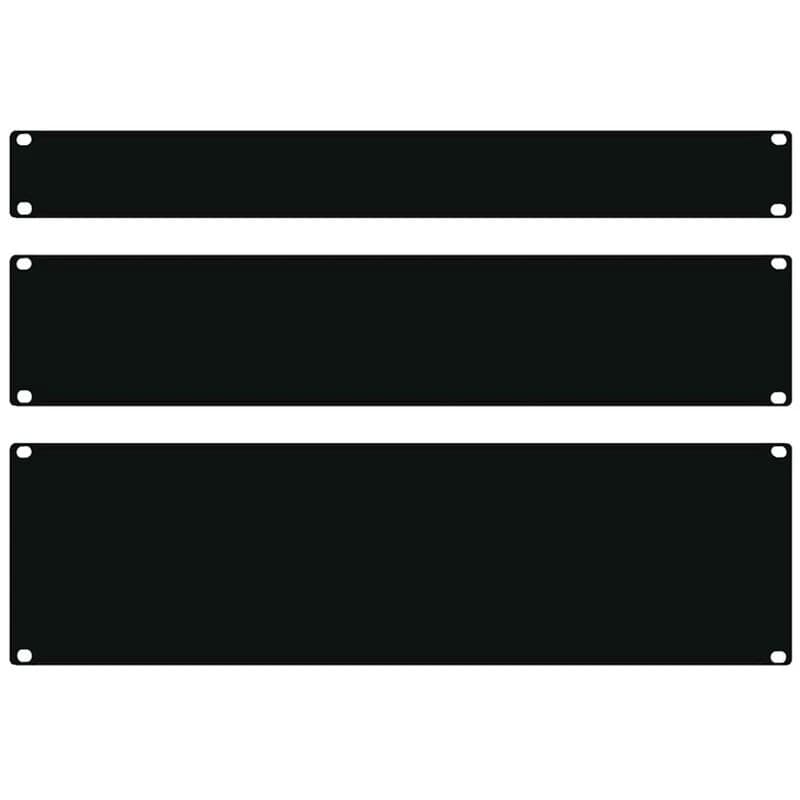 FDL 3U 19" BLANKING PLATE - BLACK