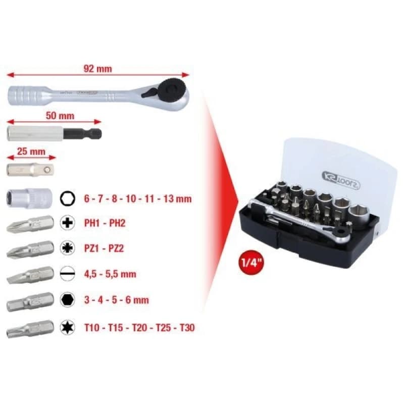 Screwdriver Bits Set KS TOOLS 911.2010