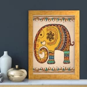 AC373232290 Multicolor Decorative Framed MDF Painting