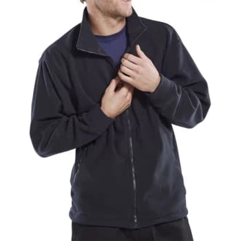 Standard Fleece Jacket Navy Blue - Size 4XL