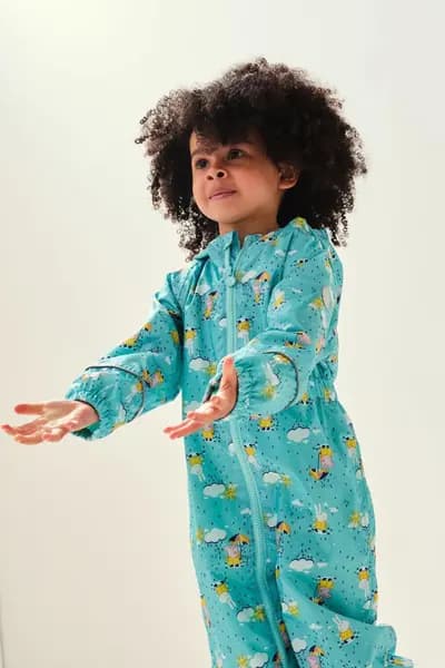 Regatta Peppa Pig Waterproof Pobble Suit - Blue C60-C72
