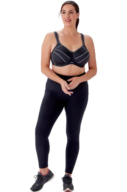 Berlei Womens Full Support Wired Bra - Black Size: 32D Black Female 32D