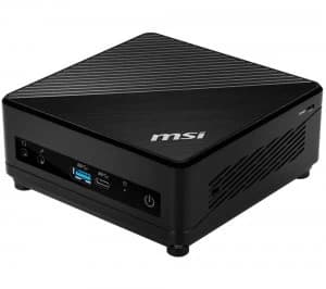 MSI Cubi 5 10M Barebones Mini Desktop PC - Intel Core i7, Black